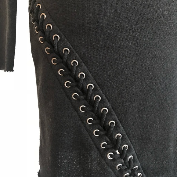 H&M Sweater BodyCon Dress with Grommet Detail - Picture 3 of 6